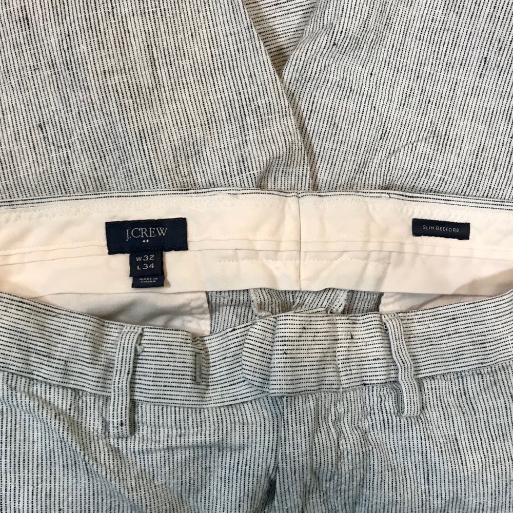 men’s JCrew Factory Slim Bedford pant, 32/34 NEW